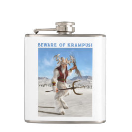 Beware of Krampus! Flachmann