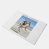 Beware of Krampus! Fußmatte (Schrägansicht)