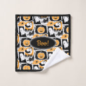 Beware of the cat! badhandtuch set (Waschlappen)