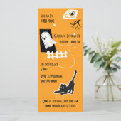 Beware of the cat! einladung (Stehend Vorderseite)