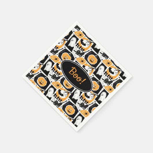 Beware of the cat! serviette (Ecke)