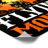 Beware Of The Flying Monkey  Poster (Ecke)