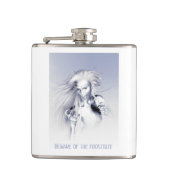 Beware of the Frostbite. Ice vampire Flachmann (Vorderseite)