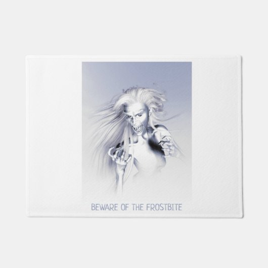 Beware of the Frostbite. Ice vampire Fußmatte (Vorderseite)