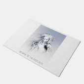 Beware of the Frostbite. Ice vampire Fußmatte (Schrägansicht)