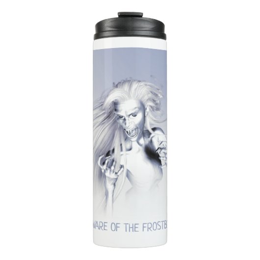 Beware of the Frostbite. Ice vampire Thermosbecher (Vorderseite)