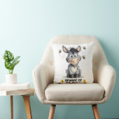 Beware Of The Mule Funny Donkey Warning Design Kissen (Stuhl )