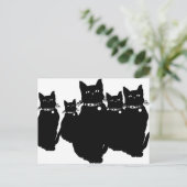 Beware the Black Cat Postkarte (Stehend Vorderseite)