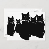 Beware the Black Cat Postkarte (Vorne/Hinten)
