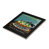 Beware the Chives of Starch – Funny Foodie Cartoon Fliese (Seite)