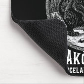 Beware The Jolakotturinn Yule Cat Icelandic Christ Mousepad (Ecke)