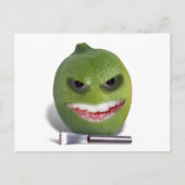 Beware the Lime with a Zester Postkarte (Vorderseite)