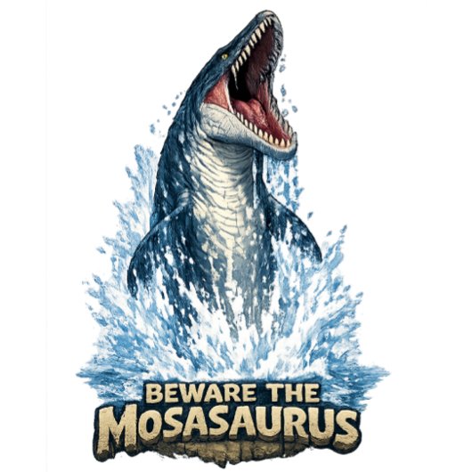Beware the Mosasaurus! T-Shirt