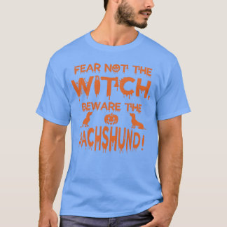 Bewarehe Dackel Halloween lustig T-Shirt