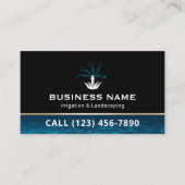 Bewässerung und Landschaftsschutz von Rasenpflaste Visitenkarte (Vorderseite)