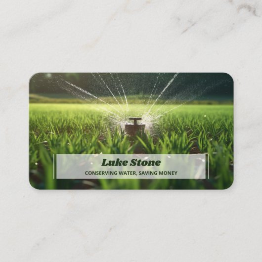 Bewässerung Visitenkarte (Vorderseite)