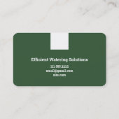 Bewässerung Wasserwirtschaft Visitenkarte (Rückseite)