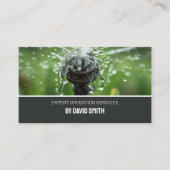 Bewässerung Wasserwirtschaft Visitenkarte (Vorderseite)