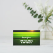 Bewässerungsdienste Custom QR Visitenkarte (Stehend Vorderseite)