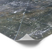 Bewässerungsfelder in Zentrifugen in Texas, USA Poster (Ecke)