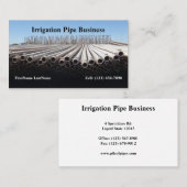 Bewässerungsrohr-Foto Visitenkarte (Vorne/Hinten)