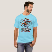 Beweg deinen Narren mit Herausforderung T-Shirt (Vorne ganz)
