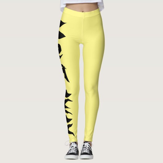 Beweg dich fort leggings (Vorderseite)