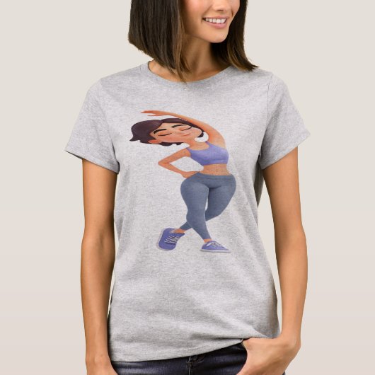 Beweg dich mit Selbstvertrauen T-Shirt (Vorderseite)