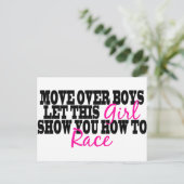 Beweg dich über Jungen...... Postkarte (Stehend Vorderseite)