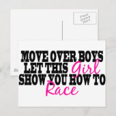 Beweg dich über Jungen...... Postkarte (Vorne/Hinten)