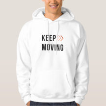 BEWEG DICH WEITER Pfeil Hoodie 