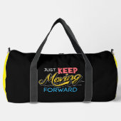 Bewege dich einfach weiter vorwärts duffle bag (Vorderseite)