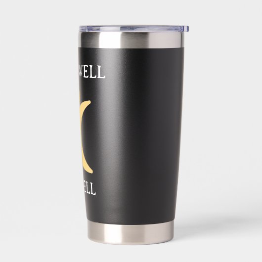 Bewege dich gut sein Tumbler Thermobecher (Links)