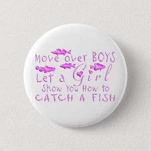 BEWEGEN SIE SICH ÜBER DER JUNGEN-MÄDCHEN-FISCHEREI BUTTON