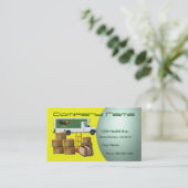 Bewegen und Schleppen Visitenkarte (Stehend Vorderseite)