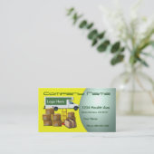 Bewegen und Schleppen Visitenkarte (Stehend Vorderseite)