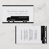 Bewegen/Urheber/Fuhrunternehmen-Platin Visitenkarte (Vorne/Hinten)