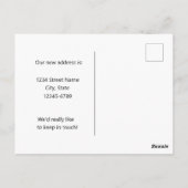 Bewegende Ankündigung Arkansas Mockingbird Blume Postkarte (Rückseite)