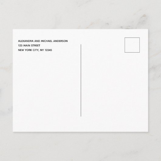 Bewegende Ankündigung Blütenrot Rosa Wasserfarbe (Rückseite)