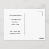 Bewegende Ankündigung Hawaii Nene Goose Hibiskus Postkarte (Rückseite)