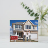 Bewegende Ankündigung individuell gestalten Wir ha (Stehend Vorderseite)