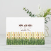 Bewegende Ankündigung mit Sammelzaun und Garten (Stehend Vorderseite)