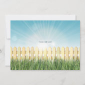 Bewegende Ankündigung mit Zaun und Fackeln (Rückseite)