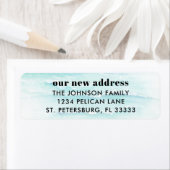 Bewegende Ankündigung Ozeanwellen Rücksendeadresse (Insitu)