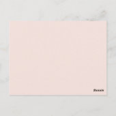 Bewegende Ankündigung rustikale weiße Pumpkins Ora Postkarte (Rückseite)