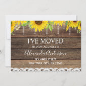 Bewegende Ankündigung rustikales Sonnenblumenholz (Vorderseite)