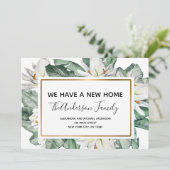 Bewegende Ankündigung tropischer Flora (Stehend Vorderseite)