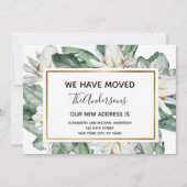 Bewegende Ankündigung tropischer Flora (Vorderseite)