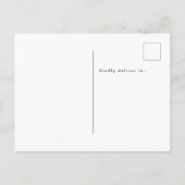 Bewegende Ankündigung, Washington Staat rustikal Einladungspostkarte (Rückseite)