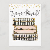 Bewegende Ankündigung Wir haben die Postkarte vers (Vorderseite)